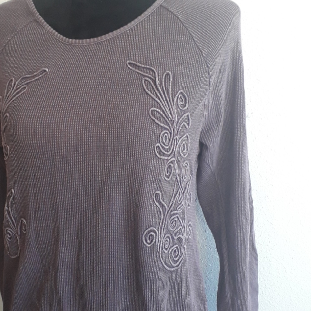 Soft Surroundings Camden Waffle Knit Top